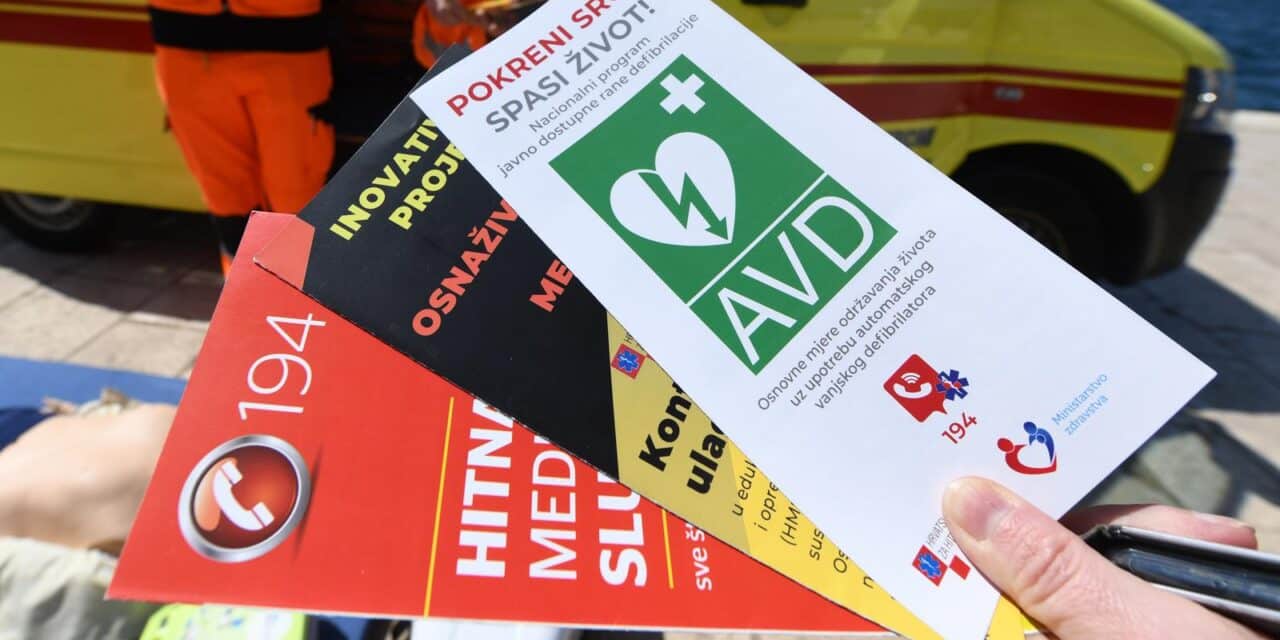 Nacionalni dan hitne medicinske službe obilježen je na šibenskoj rivi