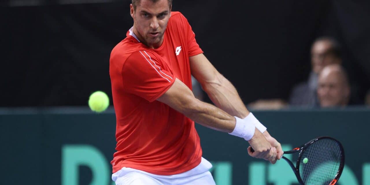 Rijeka: Borna Gojo i Dominic Thiem u drugom meču između Hrvatske i Austrije u kvalifikacijama Davis Cupa