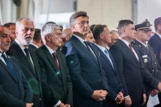 Državni vrh na obilježavanju 28. obljetnice VRO Oluja