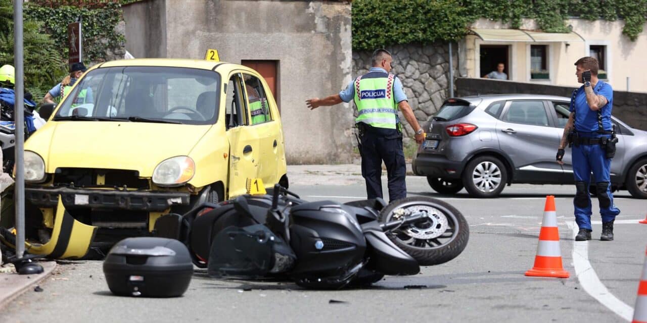 motor sudar prometna nesreća