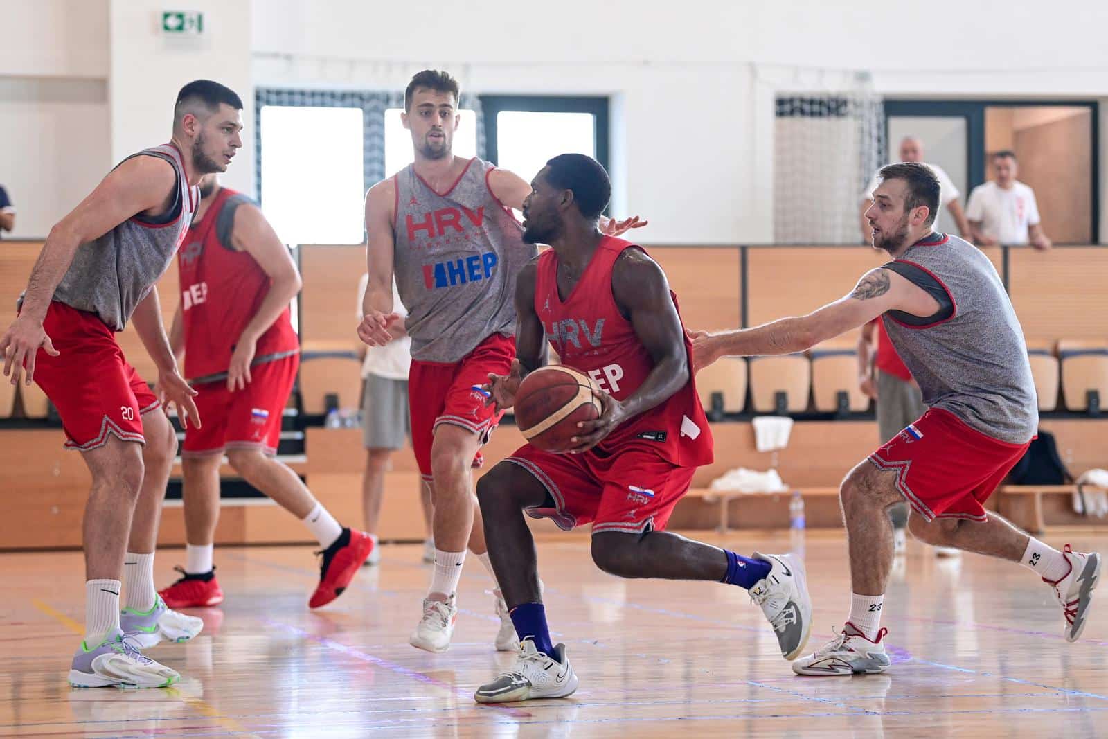 Zagreb: Hrvatski košarkaši odradili trening uoči odlaska na Olimpijski pretkvalifikacijski turnir