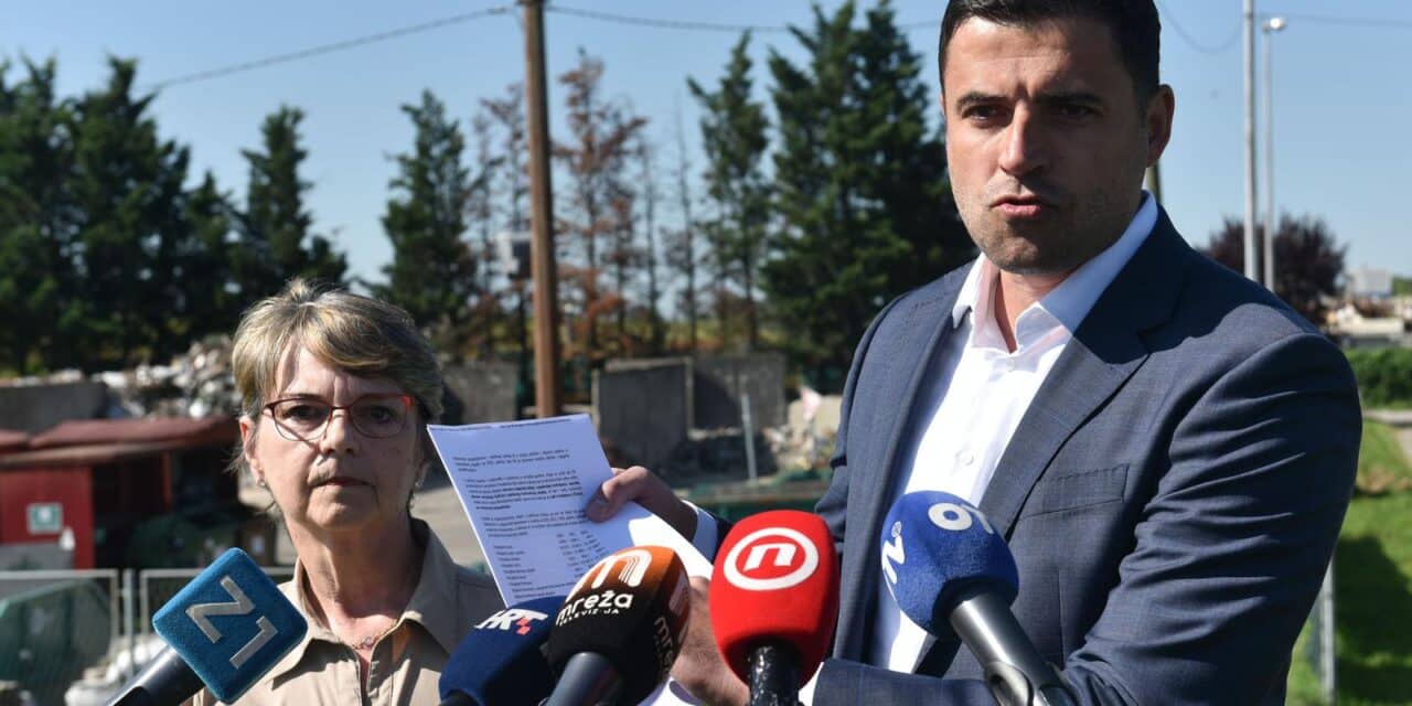 Zagreb: Konferencija za medije Davora Bernardića na Odlagalištu otpada Jakuševec