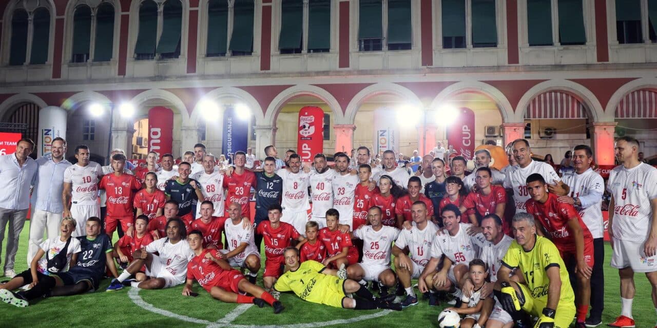 Split: Revijalna nogometna utakmica u sklopu Plazma Sportskih igara mladih