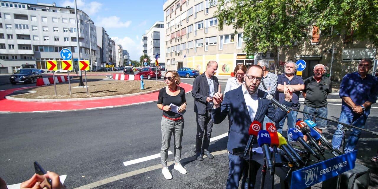 Zagreb: Gradonačelnik sa suradnicima obišao nove kružne tokove na Novoj cesti
