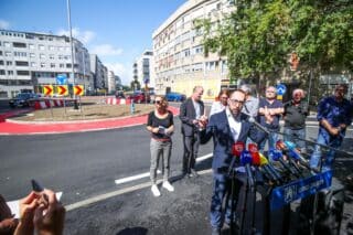 Zagreb: Gradonačelnik sa suradnicima obišao nove kružne tokove na Novoj cesti