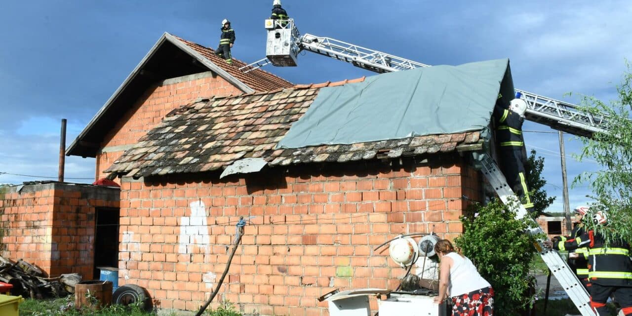 Sisak: Štete od nevremena u prigradskom naselju Palanjek