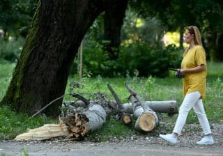 Park mladenaca još uvijek nije očišćen od oluje koja je u srpnju poharala Zagreb