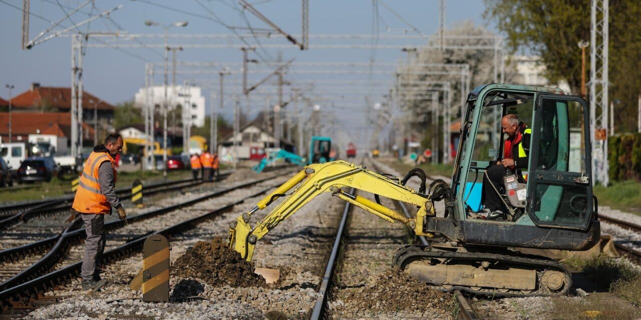 Zagreb: Zbog obnove pruge zatvoren dio kolosijeka na Zapadnom kolodvoru