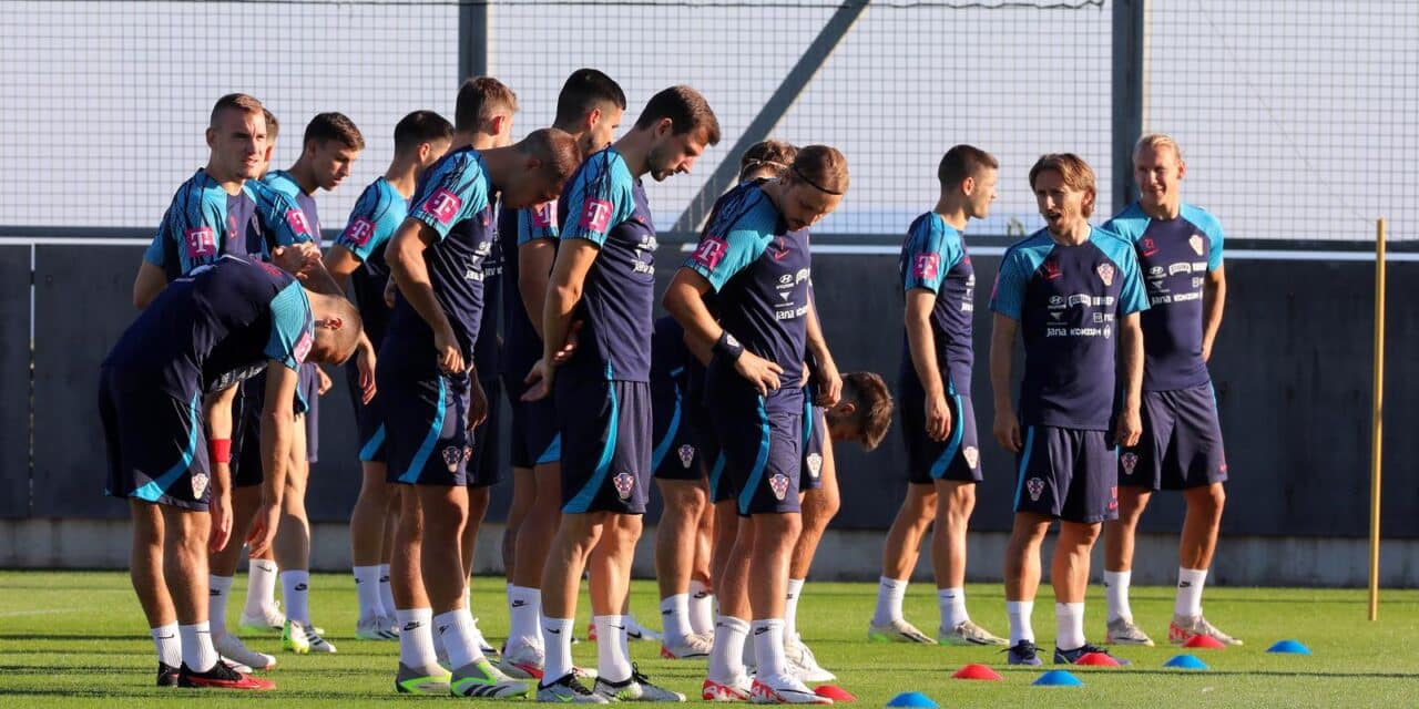 Rijeka: Trening Hrvatske nogometne reprezentacije
