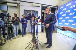 Zagreb: Izjava za medije Andreja Plenkovića nakon sjednice Predsjedništva HDZ-a
