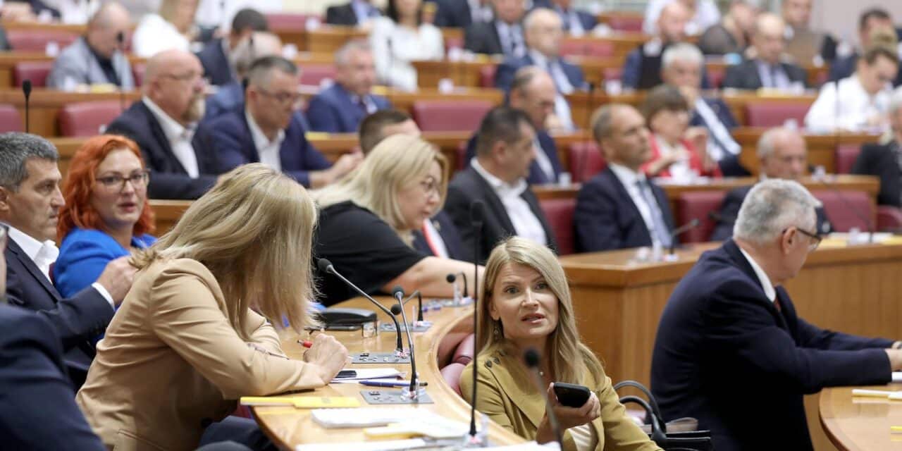 Zagreb: Pocela jesenska sjednica Sabora