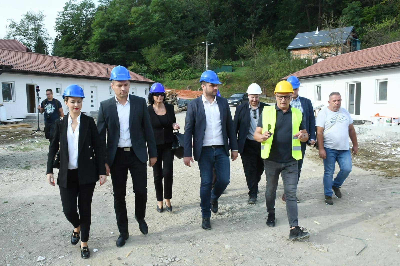 Petrinja: Sisa?ko-moslava?ki �upan Ivan Celjak obi�ao je gradili�ta �upanijskog naselja Petrinia