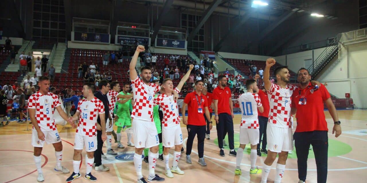 Pula: Kvalifikacije za 2024 FIFA Futsal World Championship, Hrvatska – Slovačka