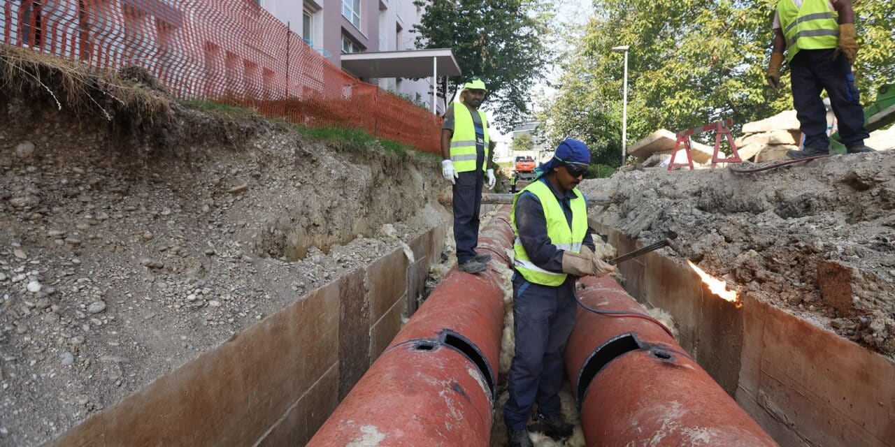 Zagreb: Radovi na revitalizaciji magistralnog vrelovoda u Hanamanovoj ulici