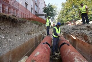 Zagreb: Radovi na revitalizaciji magistralnog vrelovoda u Hanamanovoj ulici