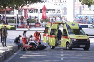 Split: Jedna osoba ozlijeđena u prometnoj nesreći na izlazu iz trajektne luke