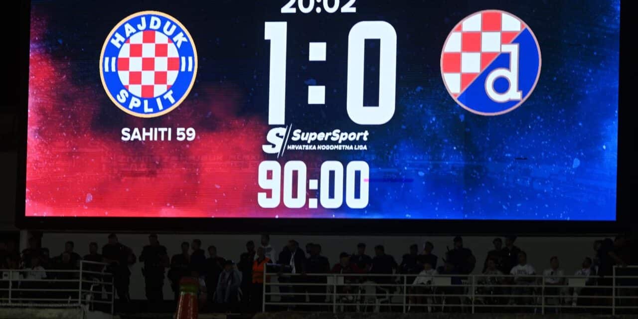Split: Derbi Hajduka i Dinama na stadionu Poljud