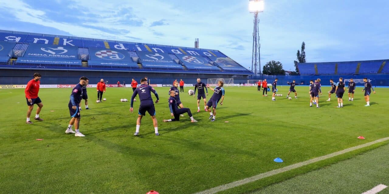 Zagreb: Trening hrvatske nogometne reprezentacije na Maksimiru