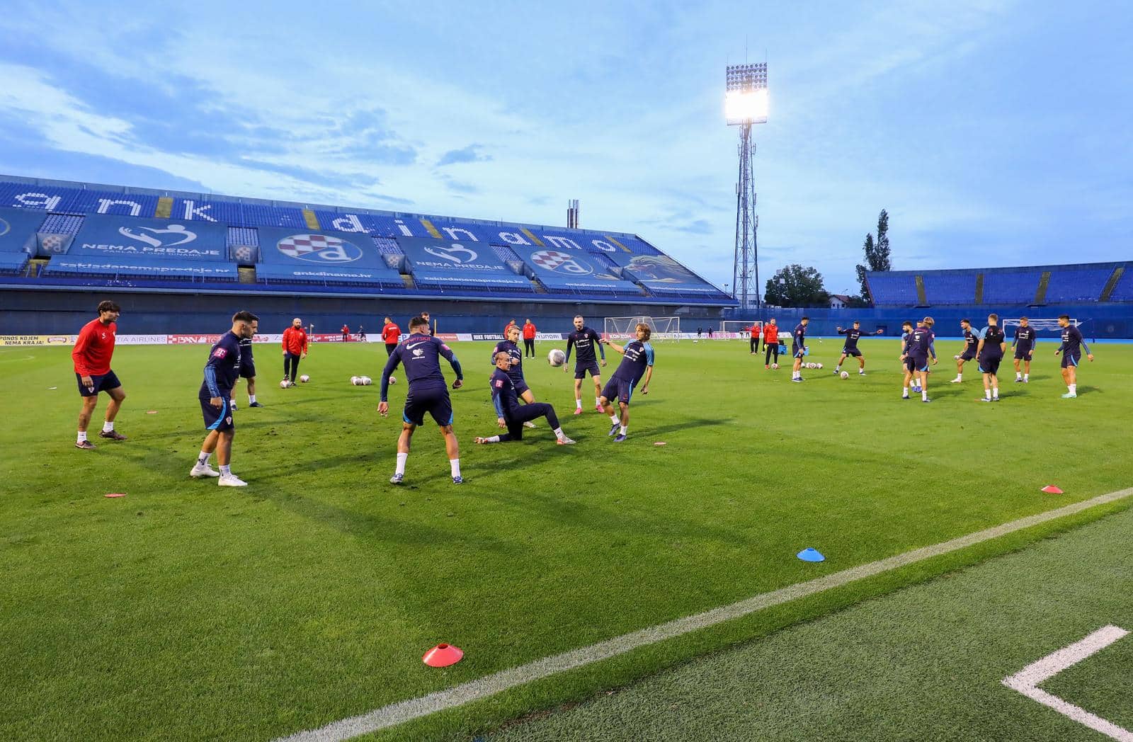 Zagreb: Trening hrvatske nogometne reprezentacije na Maksimiru
