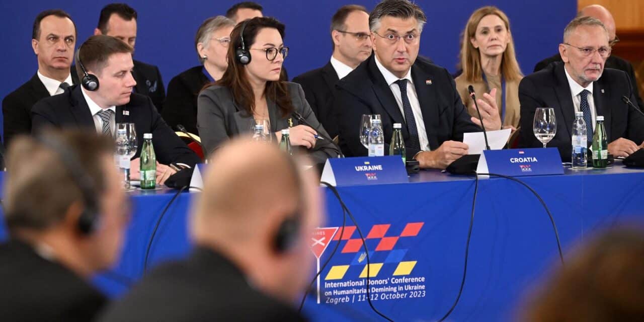Zagreb: Međunarodna donatorska konferencija o humanitarnom razminiranju u Ukrajini