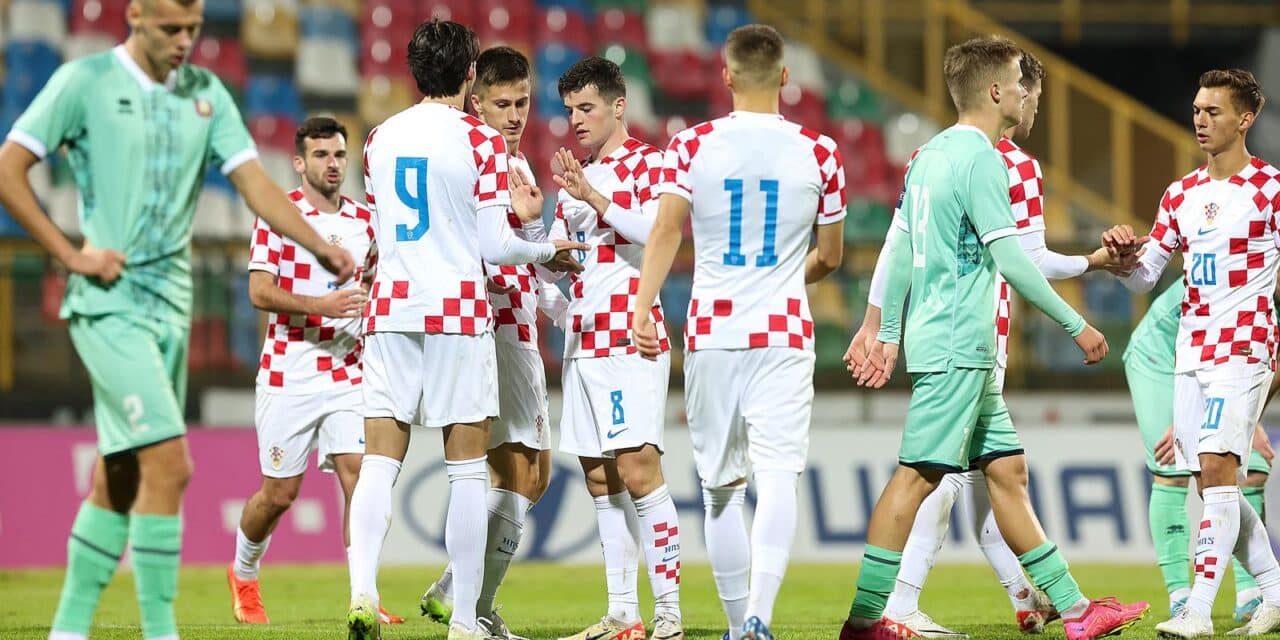 Velika Gorica: U21 reprezentacije Hrvatska i  Bjelorusija igraju kvalifikacije  za EURO 2025
