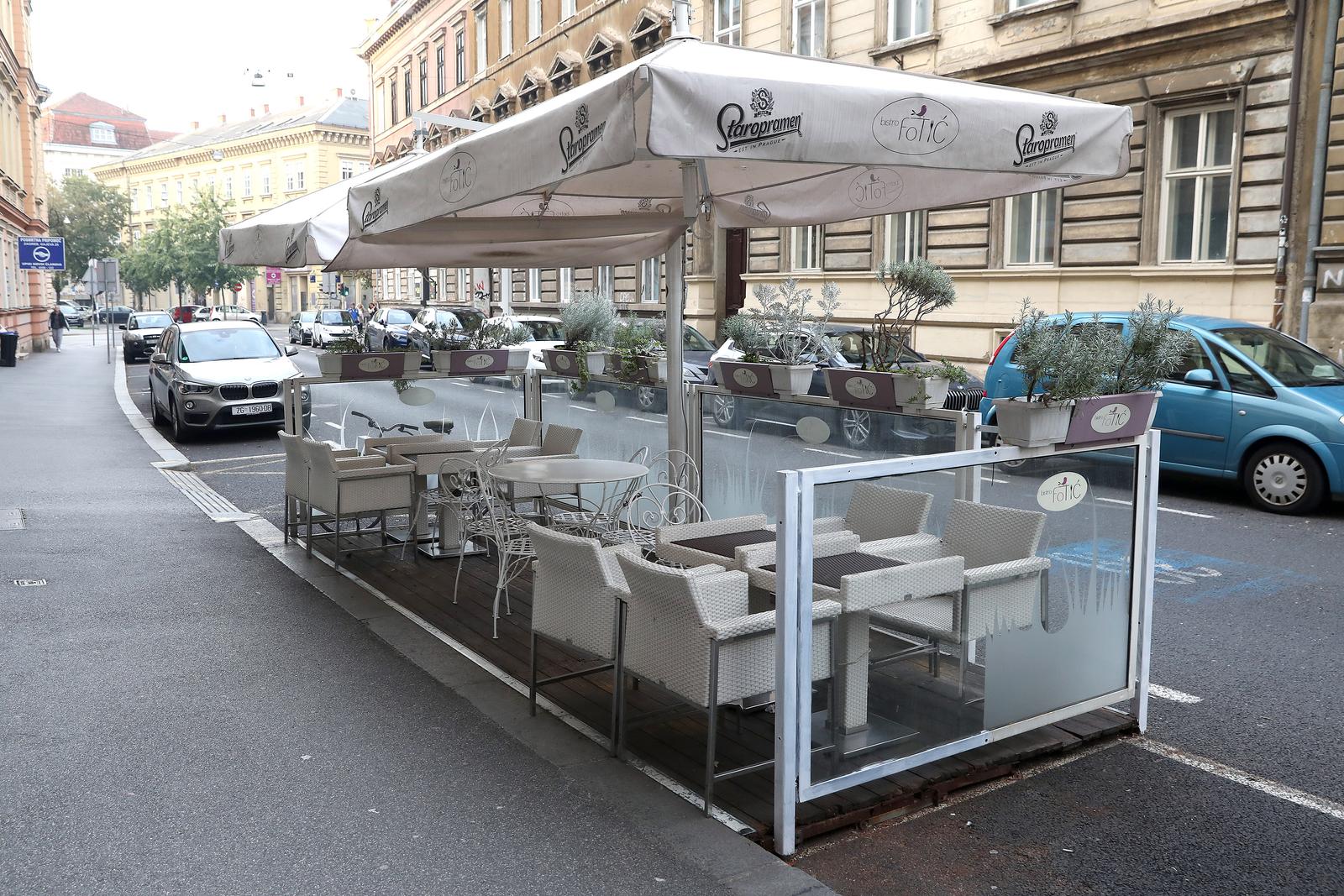 Zagreb: Cijena najma parkirnih mjesta za potrebe ugostiteljskih terasa povećat će se za čak 900 posto