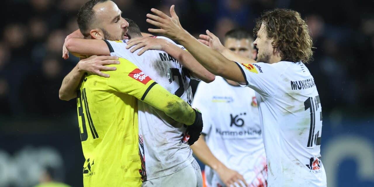 Velika Gorica: Tuga igrača GNK Dinamo i slavlje Gorice nakon što su pobijedili 2:1