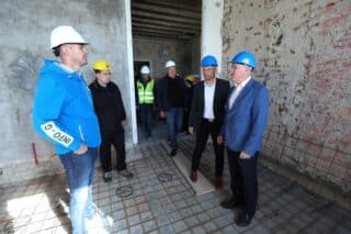 Ministar Branko Bačić obišao je gradilišta obnove od potresa na području Grada Zagreba