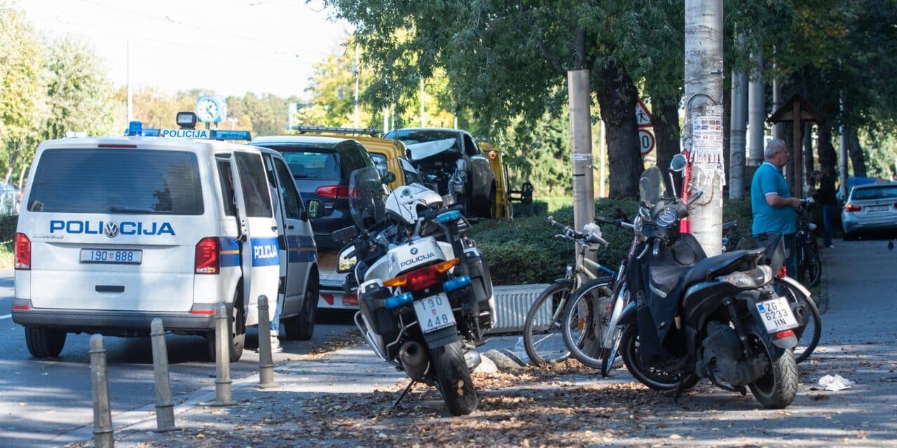 Zagreb: Sudar na križanju Harambašićeve i Zvonimirove ulice