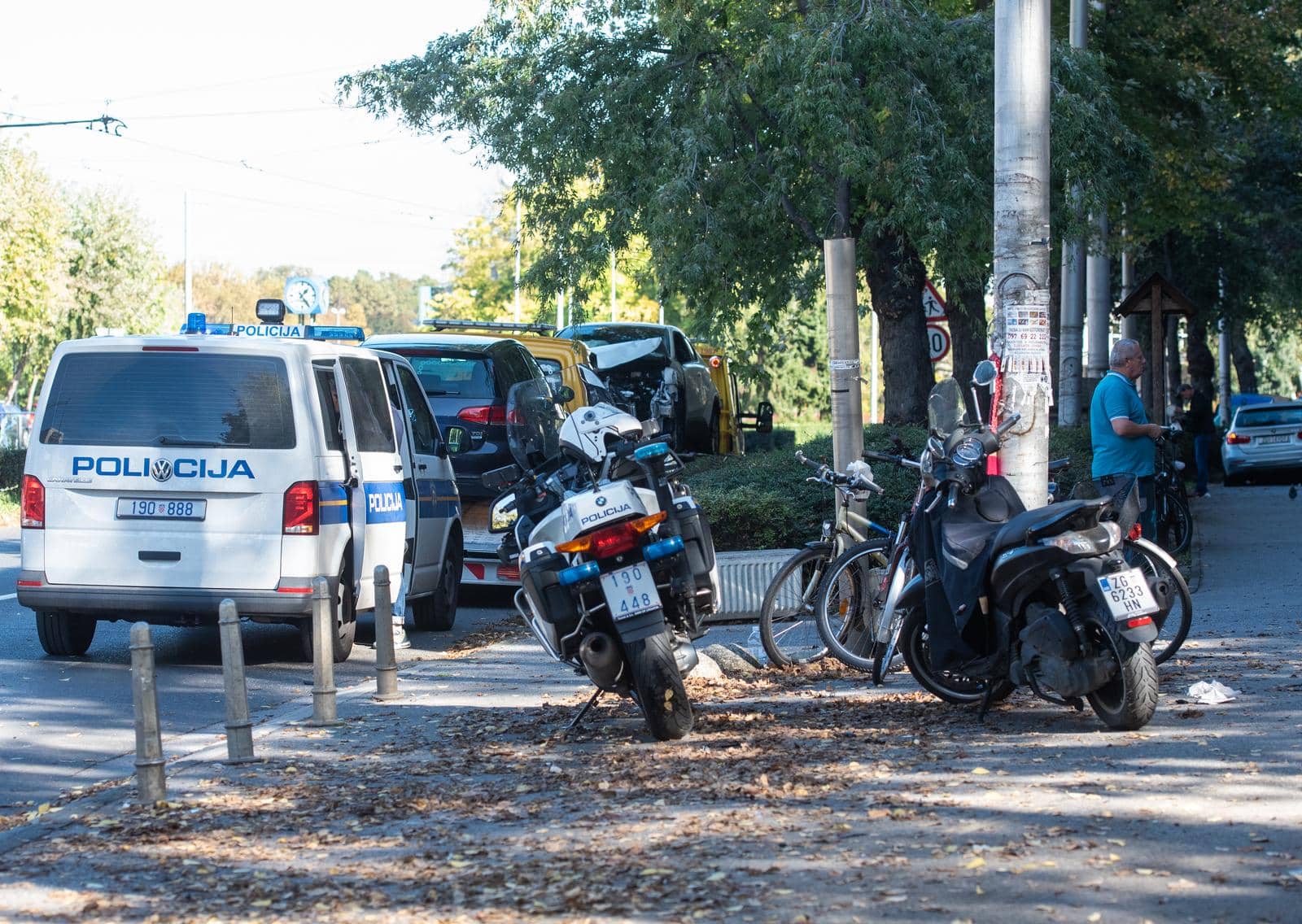 Zagreb: Sudar na križanju Harambašićeve i Zvonimirove ulice