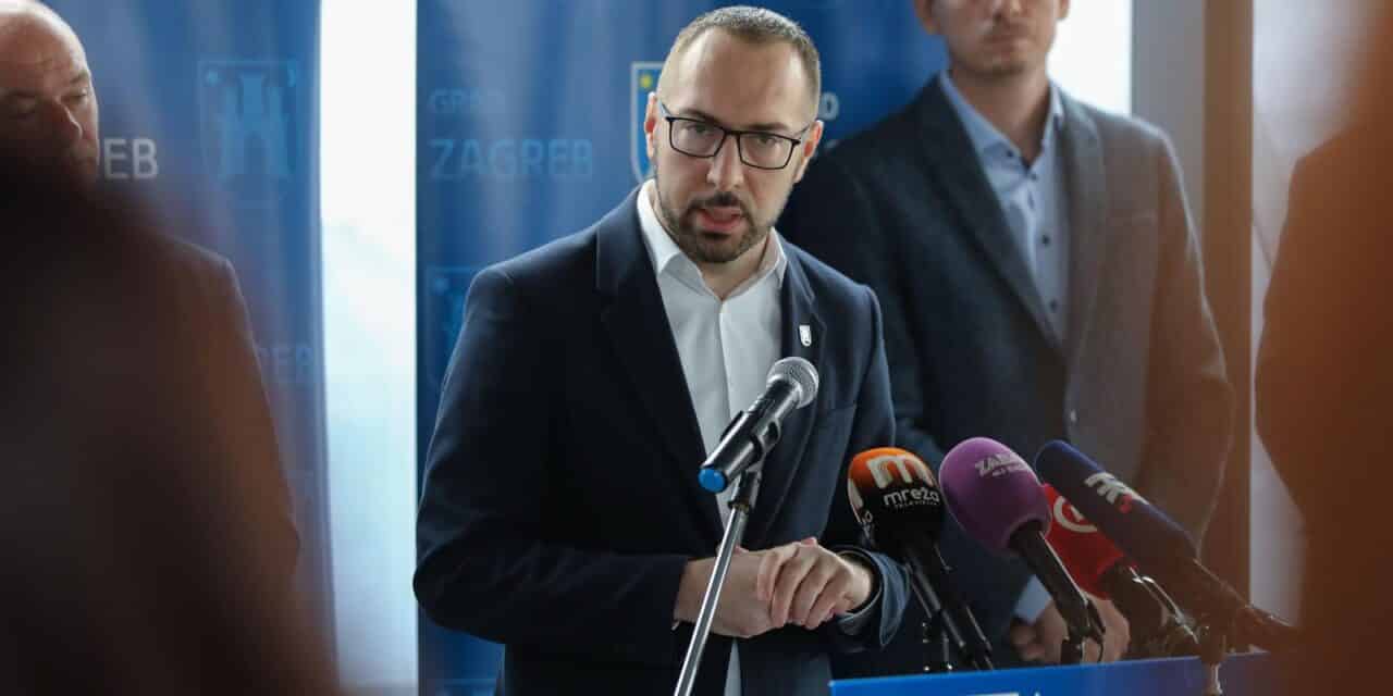 Konferencija za medije gradonačelnika Tomislava Tomaševića na Sljemenu