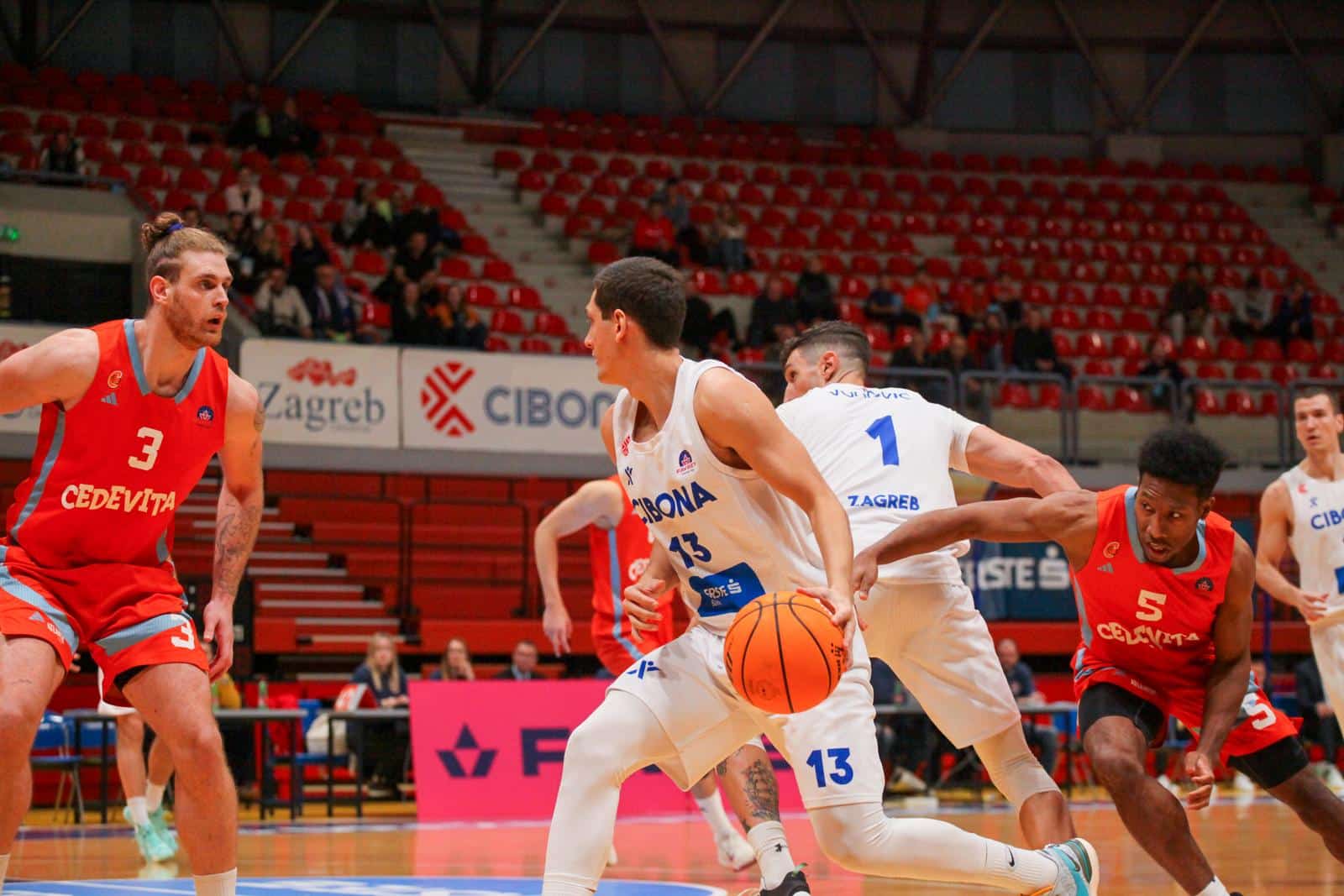 Zagreb: Cibona i Cedevita odigrale 7. kolo prvenstva Hrvatske