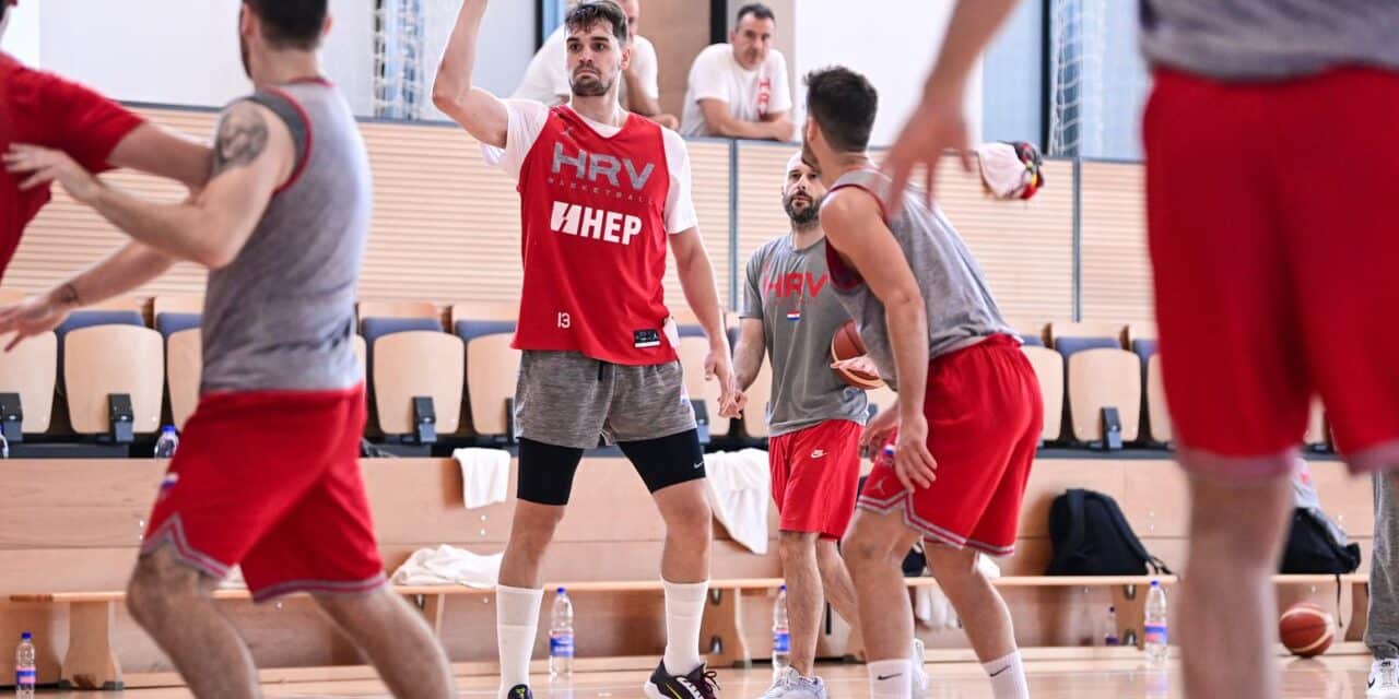 Zagreb: Hrvatski košarkaši odradili trening uoči odlaska na Olimpijski pretkvalifikacijski turnir