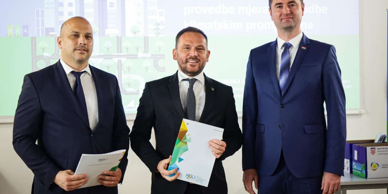 Zagreb: Svečano uručivanje ugovora za neposredno sufinanciranje provedbe mjera prilagodbe klimatskim promjenama