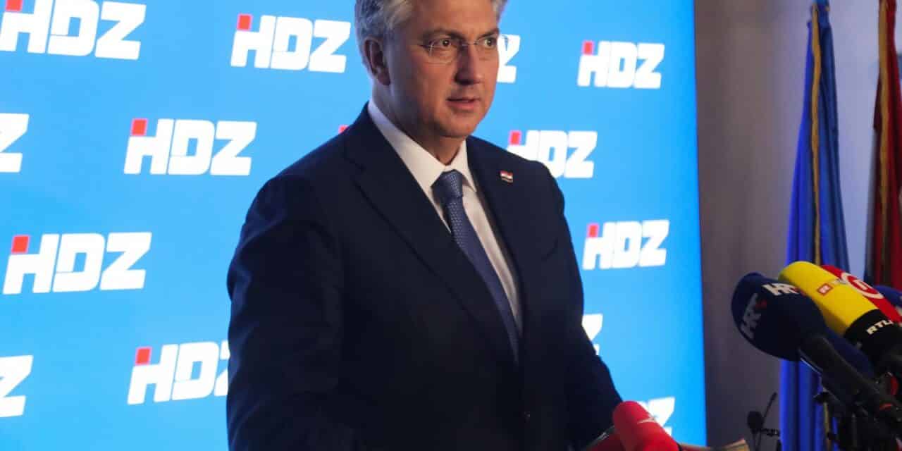 Zagreb: Andrej Plenković dao je izjavu nakon sjednice Predsjedništva HDZ-a