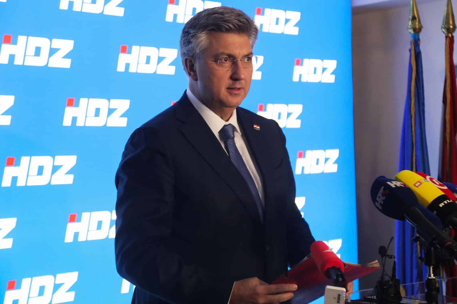 Zagreb: Andrej Plenković dao je izjavu nakon sjednice Predsjedništva HDZ-a