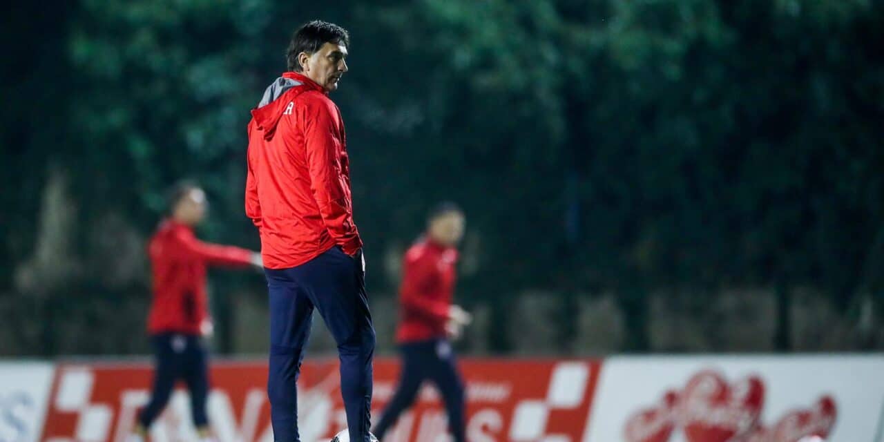 Zagreb: Trening nogometne reprezentacije na terenu Hitrec Kacijan