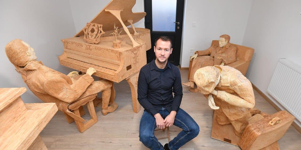 Međimurski umjetnik izrađuje fascinantne skulpture od šibica, jednu posebnu radi već 6 godina