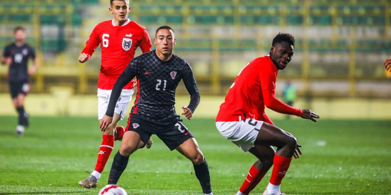 Pula:  Prijateljska nogometna utakmica U21 između reprezentacija Hrvatske i Austrije