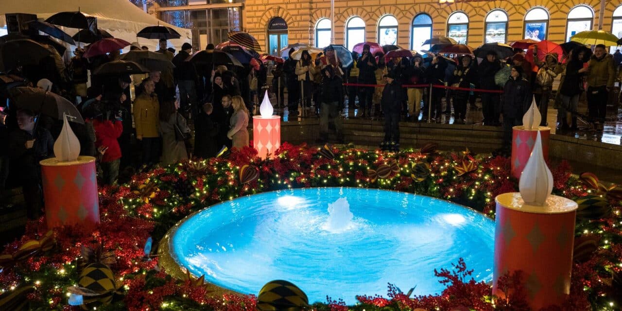 Zagreb: Gradonačelnik Tomašević i Nikolina Brnjac upalili prvu adventsku svijeću na Manduševcu