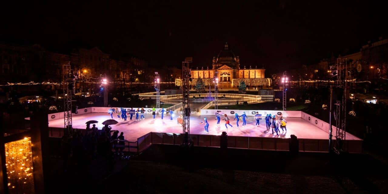 Zagreb: Gradonačelnik Tomašević otvorio Ledeni park na Tomislavcu
