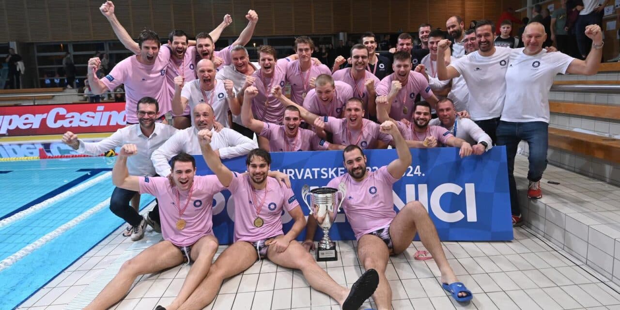 Vaterpolisti dubrovačkog Juga osvojili Hrvatski kup svladavši splitski Jadran