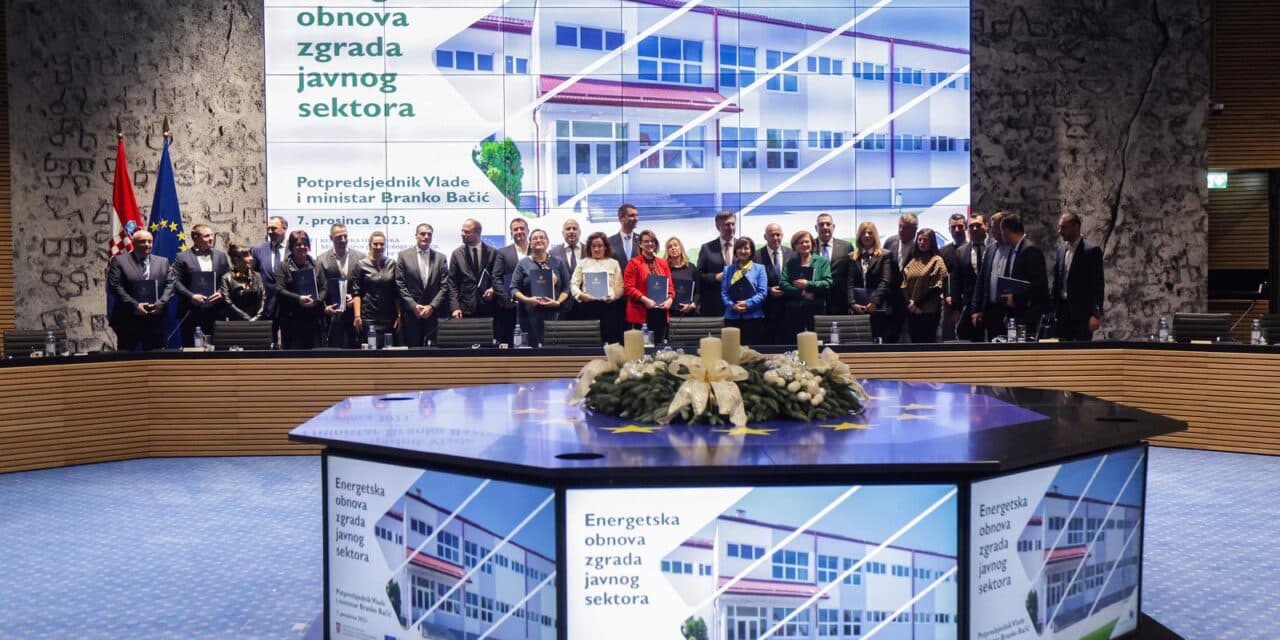 Zagreb: Sve?ano uru?enje ugovora za dodjelu nepovratnog novca za energetsku obnovu javnih zgrada