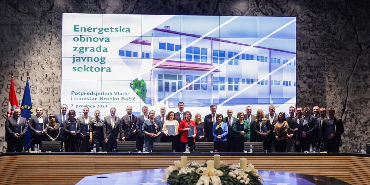 Zagreb: Sve?ano uru?enje ugovora za dodjelu nepovratnog novca za energetsku obnovu javnih zgrada
