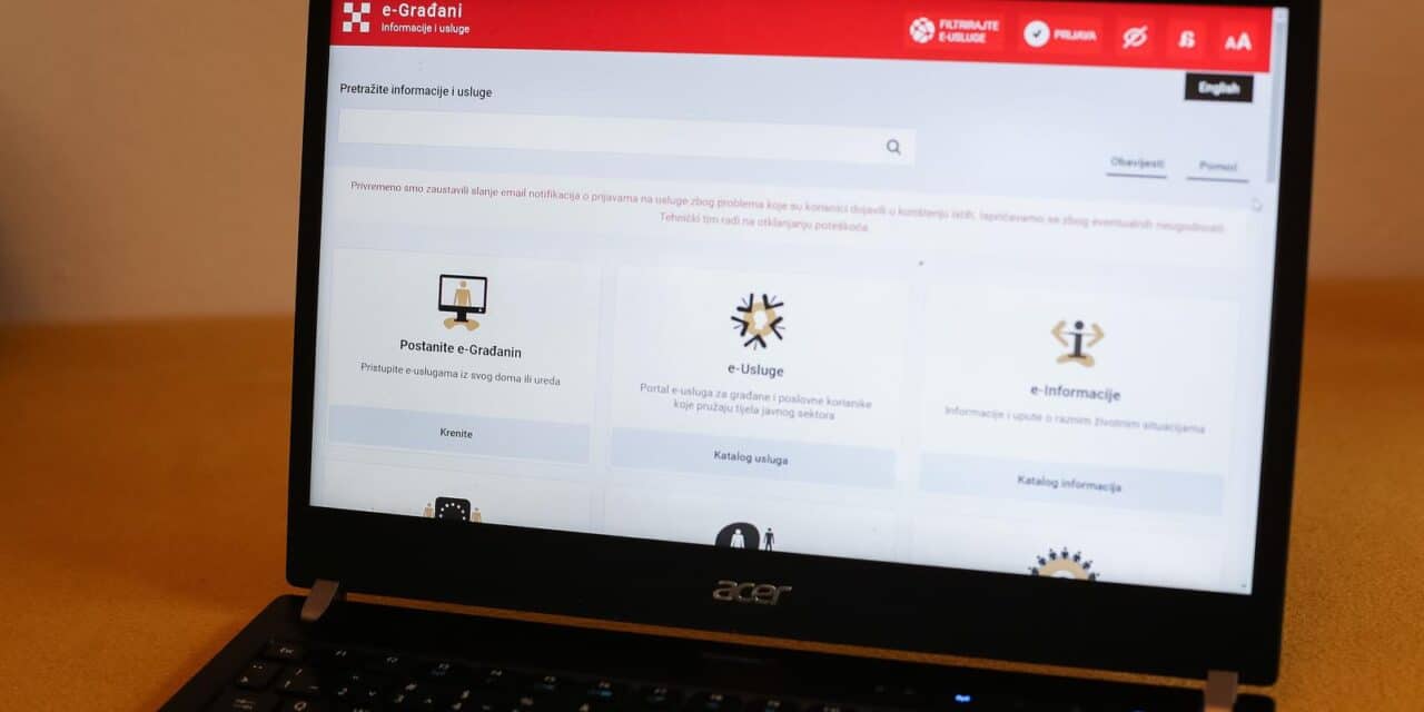 Ilustracija za internet stranicu E-građani