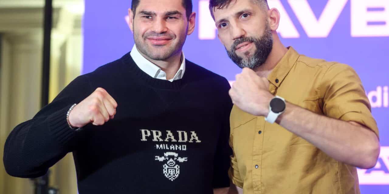Zagreb: Boksač Filip Hrgović s trenerom Yousefom Hasanom najavio meč s Markom De Morijem
