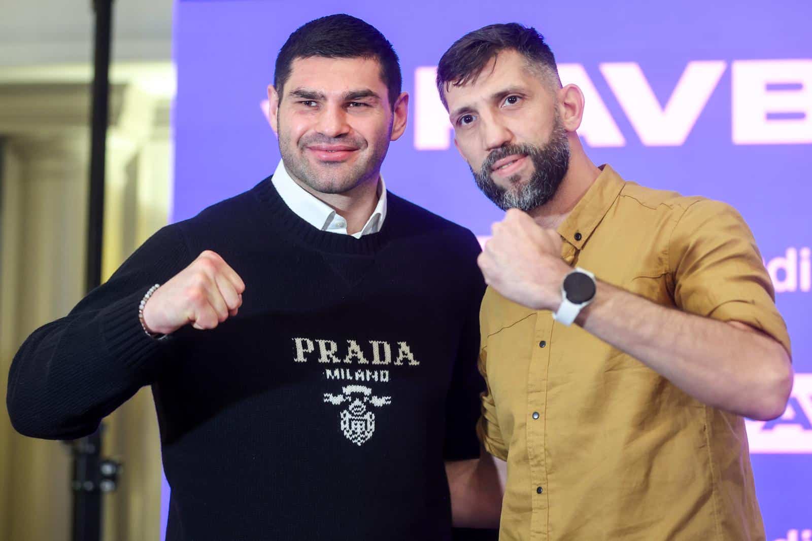 Zagreb: Boksač Filip Hrgović s trenerom Yousefom Hasanom najavio meč s Markom De Morijem