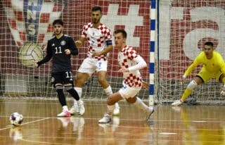 Slavonski Brod: Utakmica kvalifikacija za Svjetsko prvenstvo u futsalu između Hrvatske i Njemačke