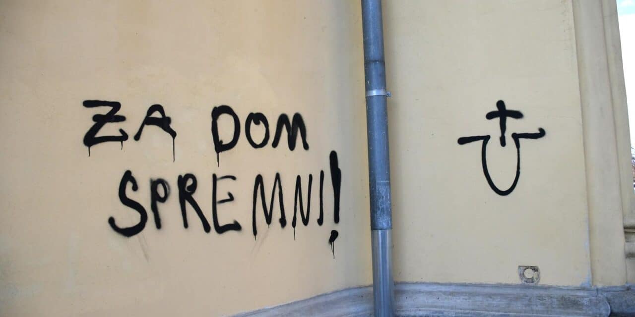 Bjelovar: Na tek obnovljenoj pravoslavnoj crkvi osvanuli sramotni ustaški i neonacistički simboli