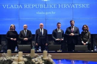 Zagreb: Svečanost dodjele ugovora za projekte obnove nakon potresa